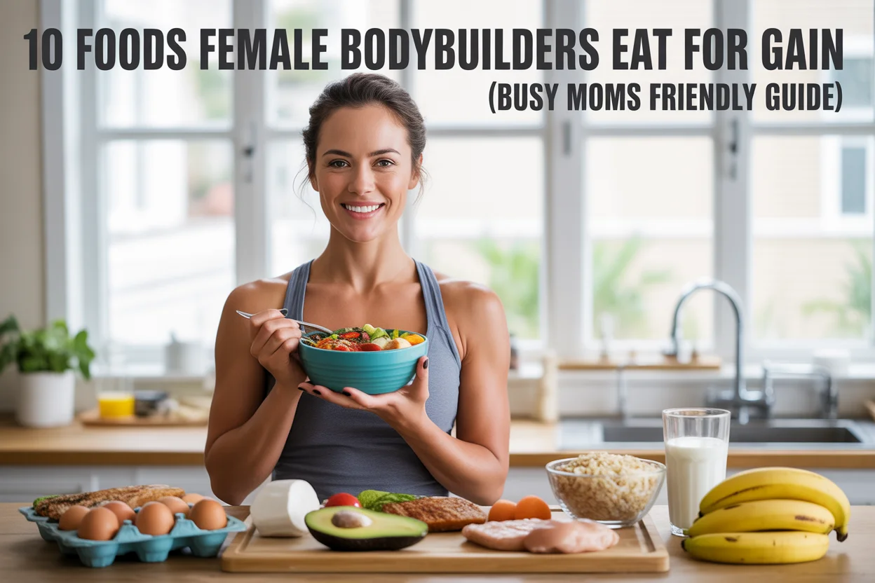 10 Foods Female Bodybuilders Eat for Gain (Busy Moms Friendly Guide)